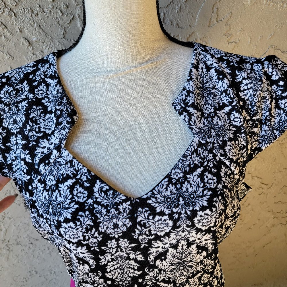 Yellow Star dress sz 2X - Picture 3 of 5